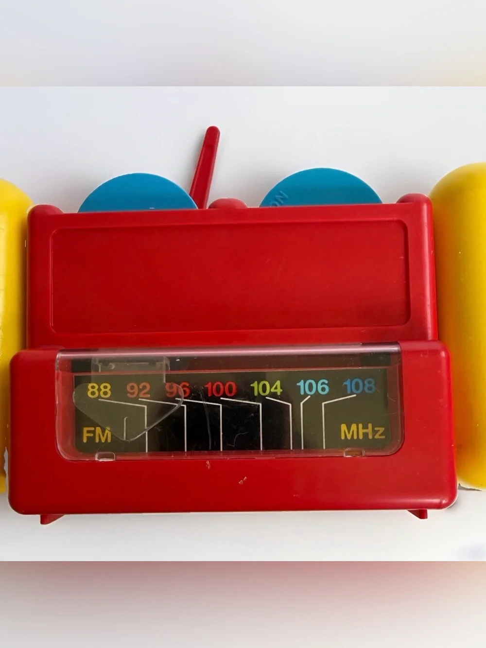 Vintage 1989 Playmates My Li'l Boom Box Musical Radio Toy Original Box Works